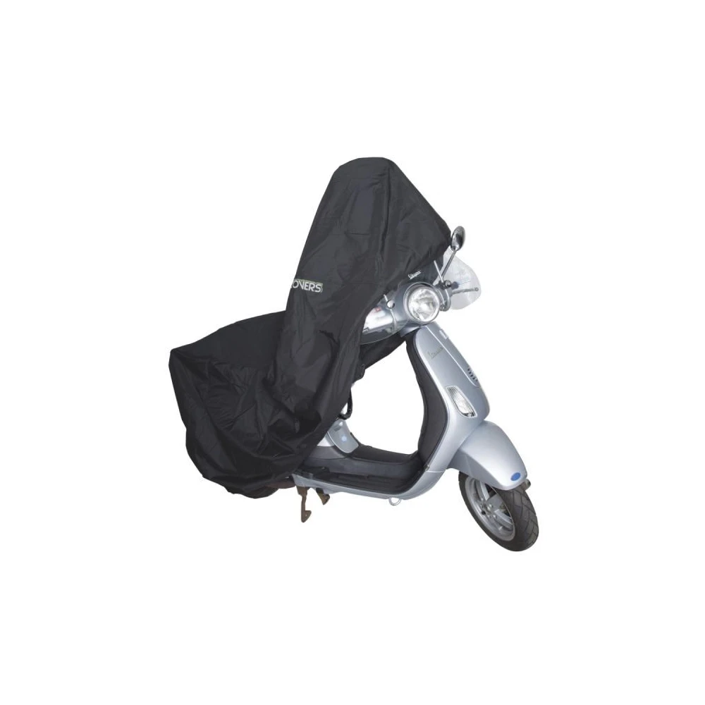 Housse DS COVERS CUP SCOOTER OUTDOOR noir - tailleL 205x90x80/150cm pare-brise
