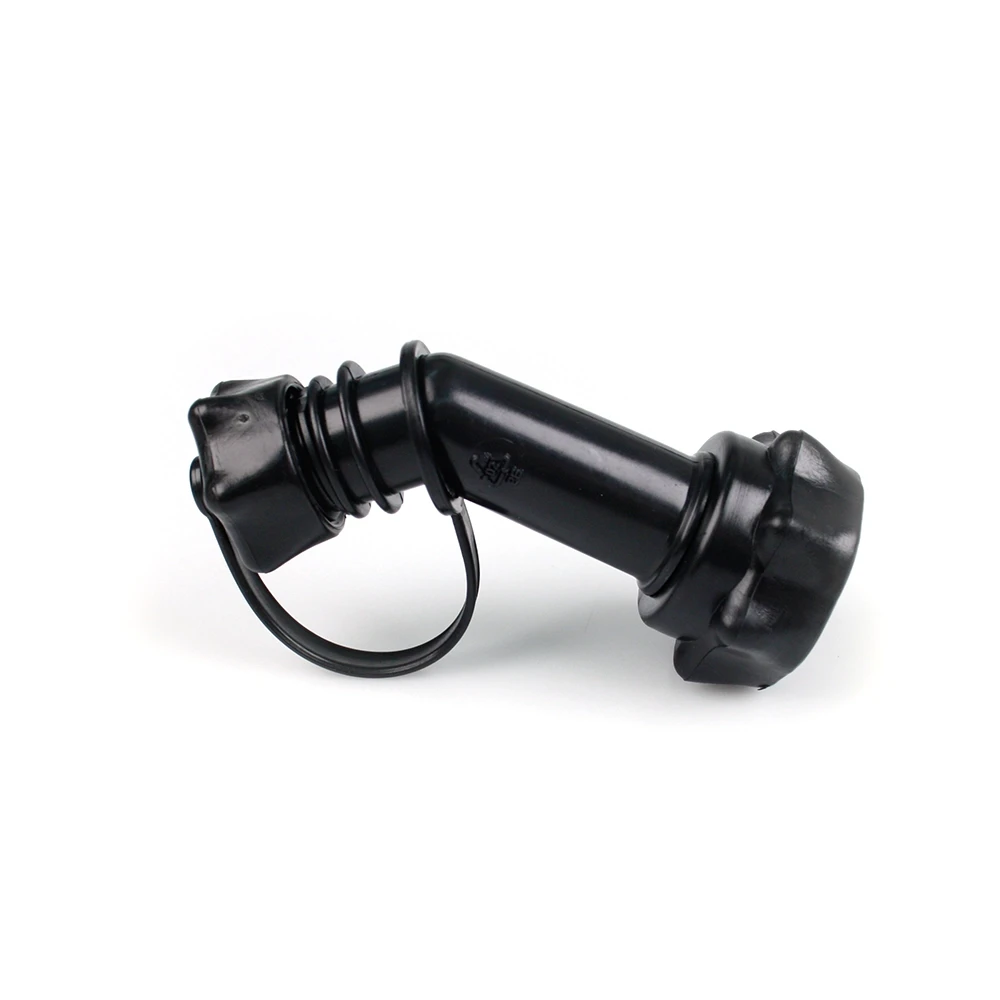 Tube purgeur hünersdorff PROFI 130mm noir avec bouchon (raccord Ø 38/29mm)