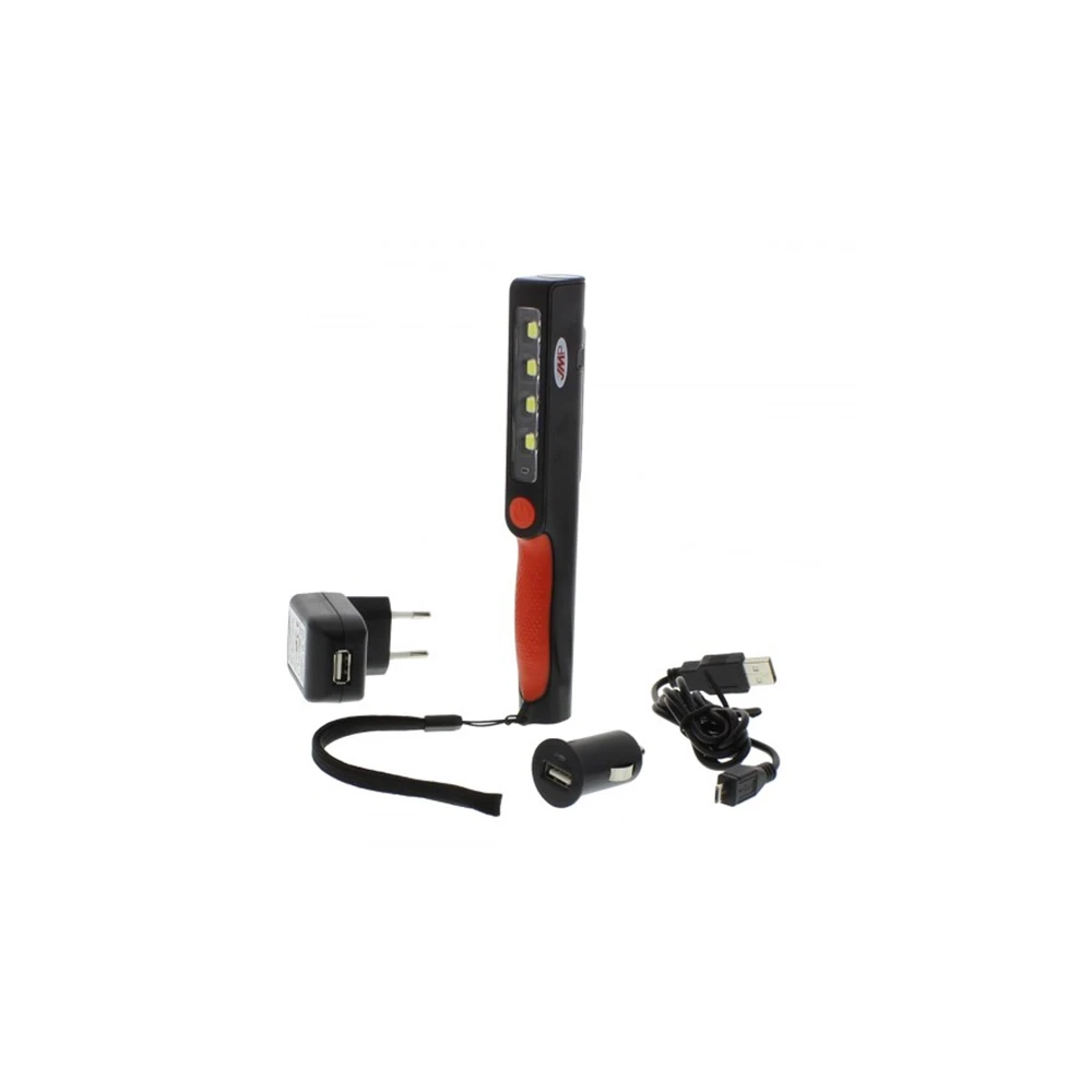 Baladeuse JMP 2W COB LED batterie + cable chargement magnétique et tirant