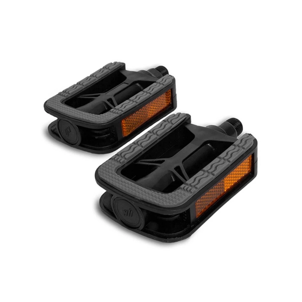 Pedales LYNX (paire) KOMFORT UNIVERSAL en noir / beige pour vélomoteurs