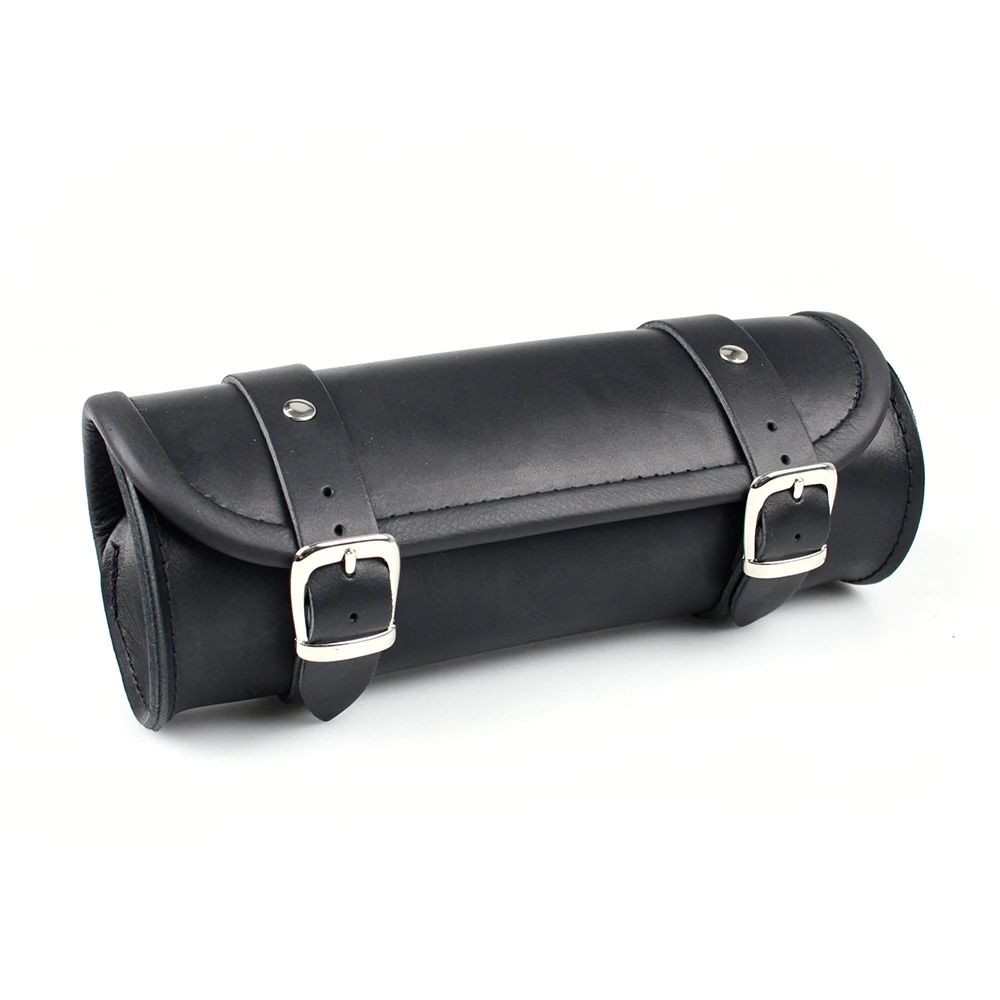 Rouleau à outils NN PRODUCTS TEXAS cuir de boeuf noir Ø 10/11.5 x 29cm