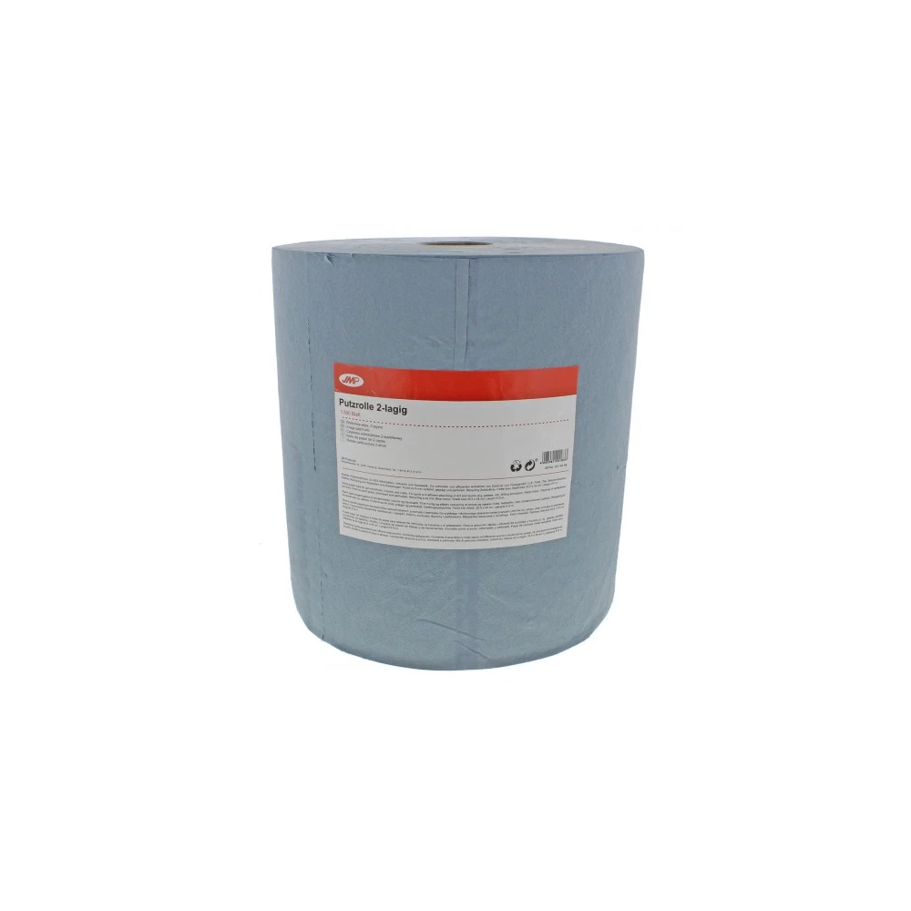Papier nettoyage JMP rouleau bleu 1500 feuilles/2 couches (35.5x34cm), 510m
