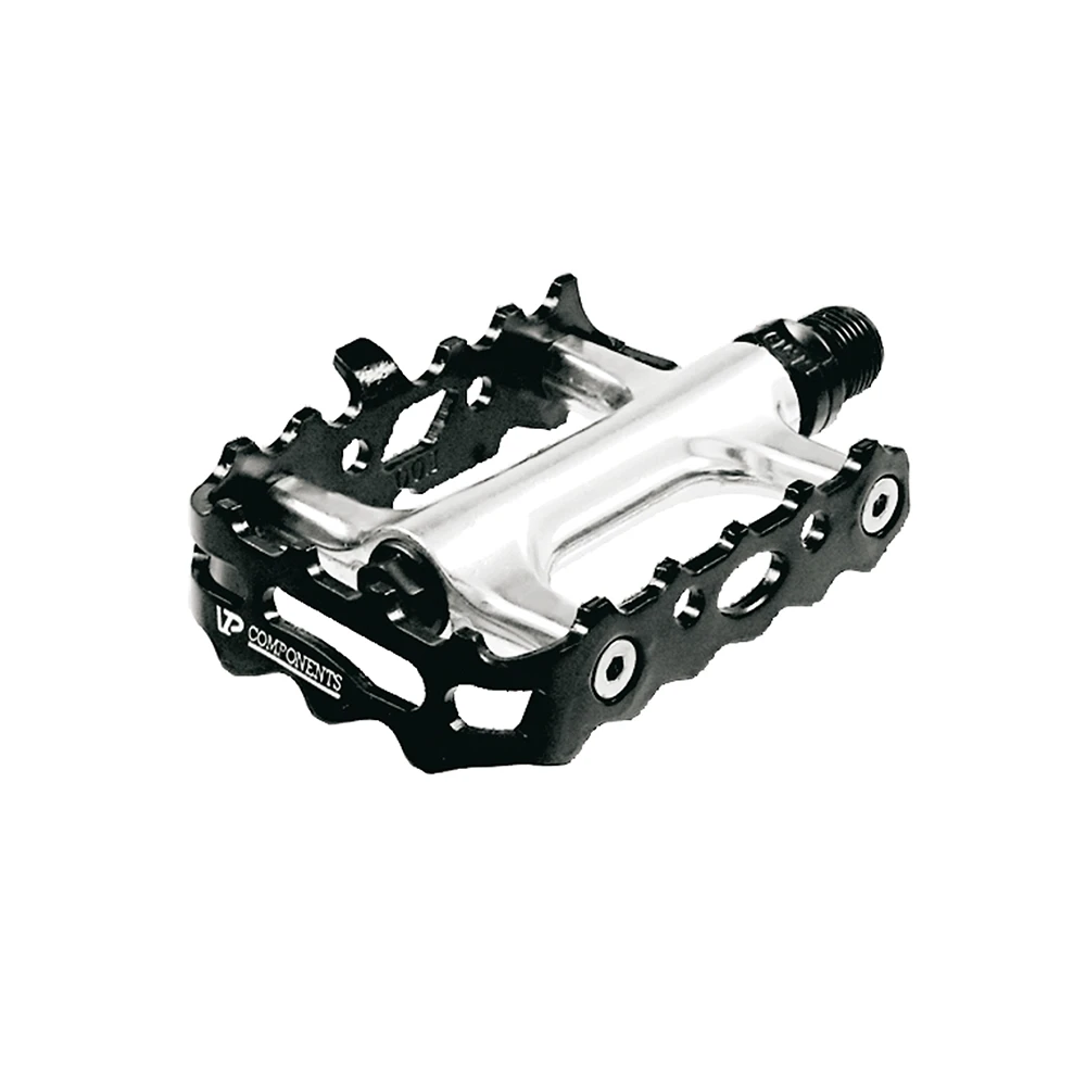 Pedales VP COMPONENTS (paire) VP-199 CNC alu noir/argenté