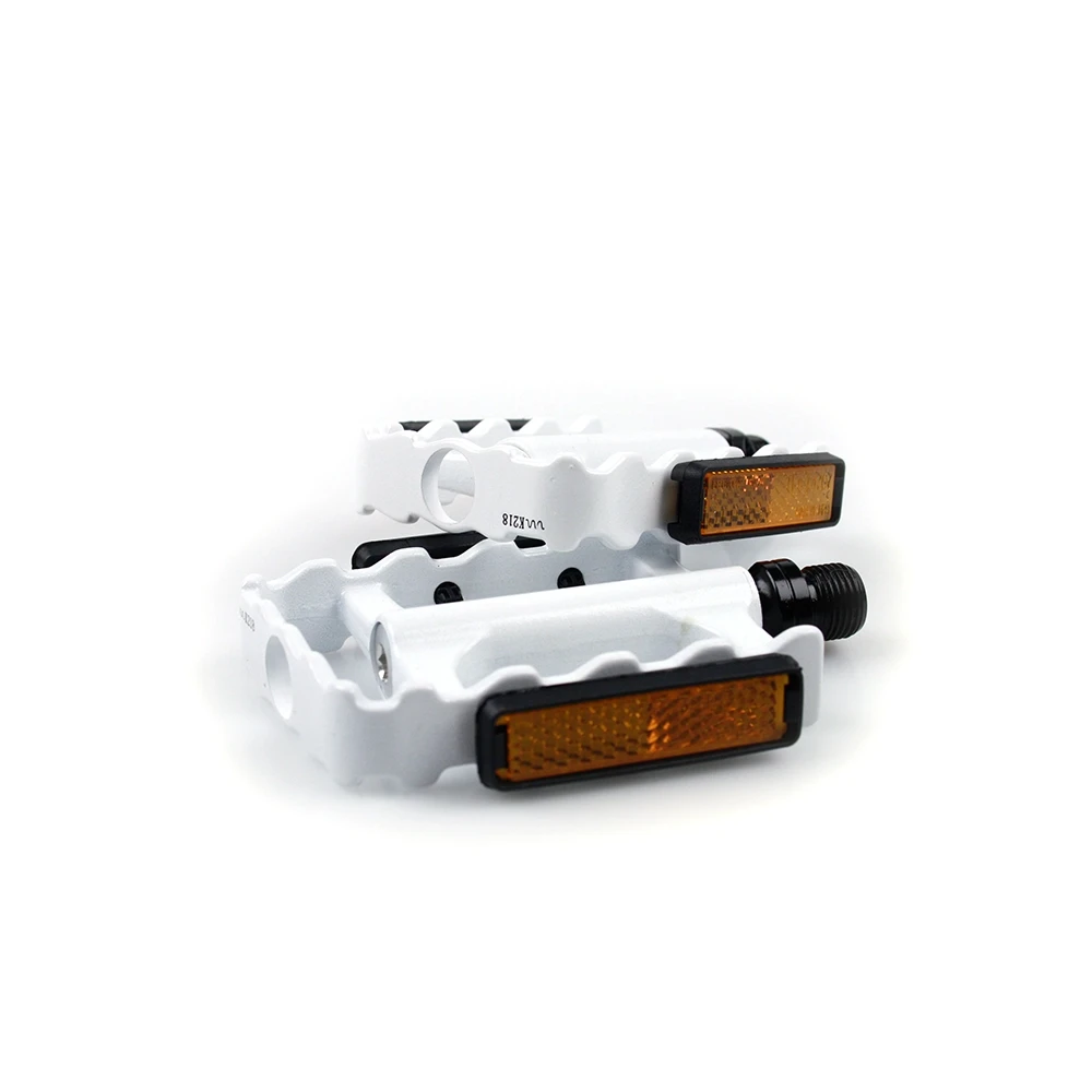 Pedales VP COMPONENTS (paire) VP-197 alu avec réflecteurs blanc