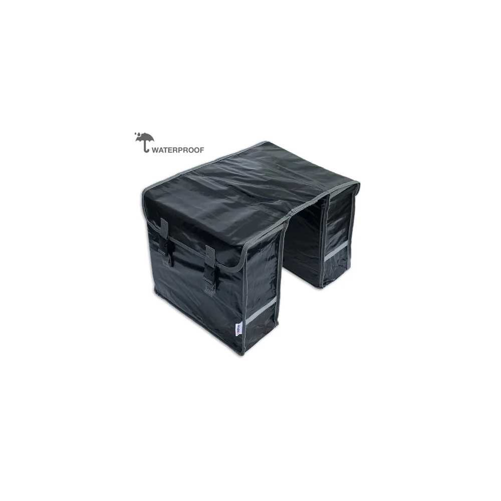 Sacs porte-bagage LYNX (paire)noir BISONYL attache de montage 35x34x14cm