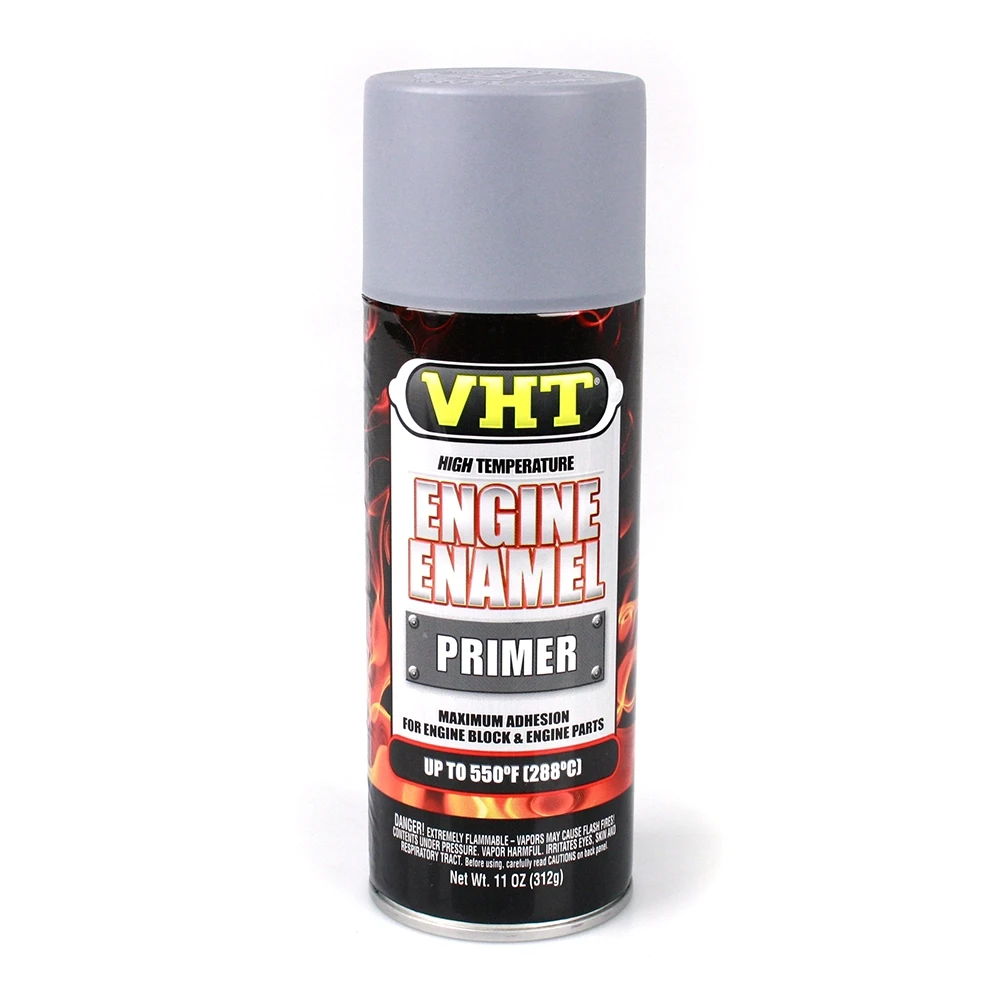 Spray fond VHT ENGINE ENAMEL pour moteur/engrenage gris >287°C (400ml)