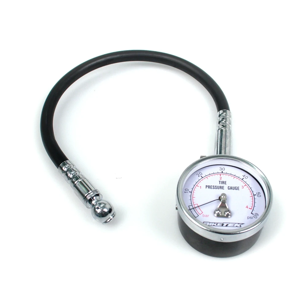 Baromètre BIKETEK>4 Bar / 60 psi avec affichage analog (60 PSI, 4 BAR)
