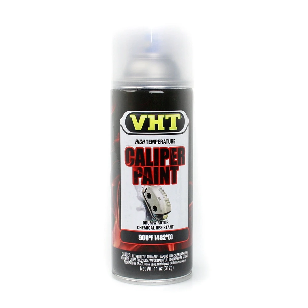 Spray vernis clair VHT CALIPER PAINT pince frein transp. Satiné >485°C (400ml)