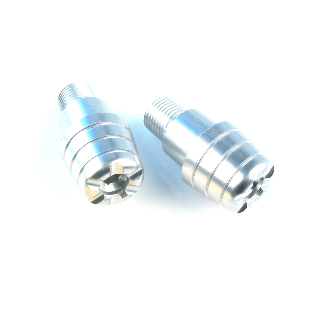 Embout guidon XBIKE argenté Yamaha FZ6/FZ1000