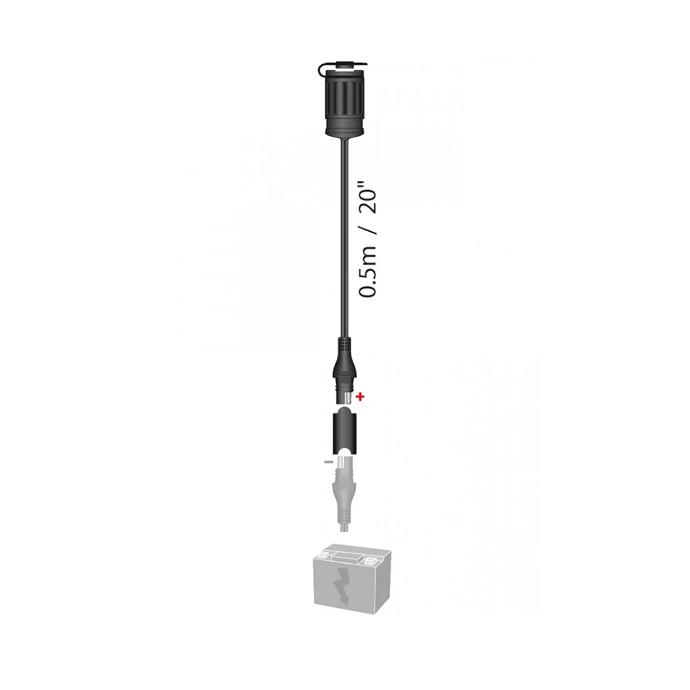 Douille tecMATE DIN-standard, 12V, résistante allume cigarettes