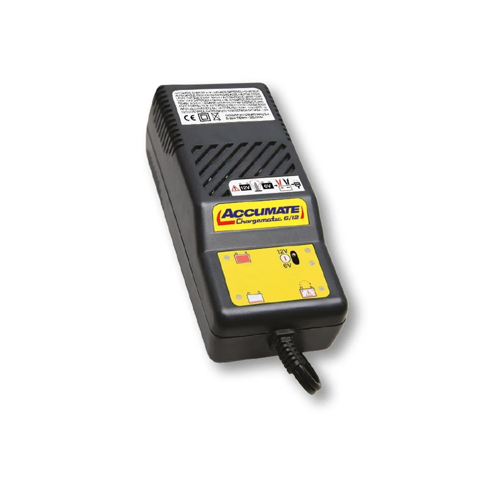 Chargeur batterie tecMATE ACCUMATE 6/12V 1.2A, pour STANDARD, GEL, AGM