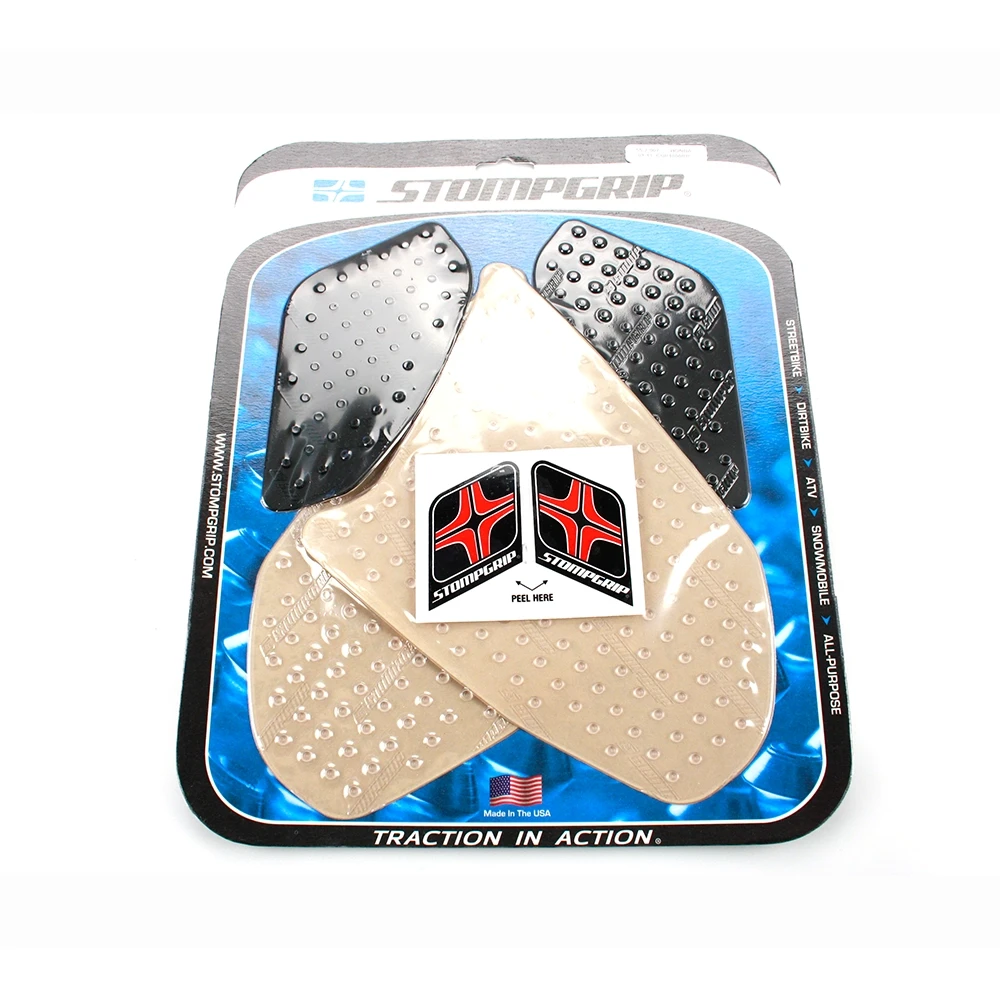 Side-Pad STOMPGRIP POWERSPORTS - VOLCANO transparent Honda
