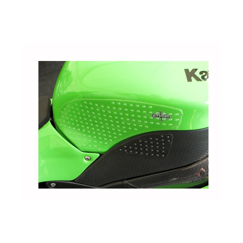 Side-Pad STOMPGRIP POWERSPORTS - VOLCANO transparent Kawasaki