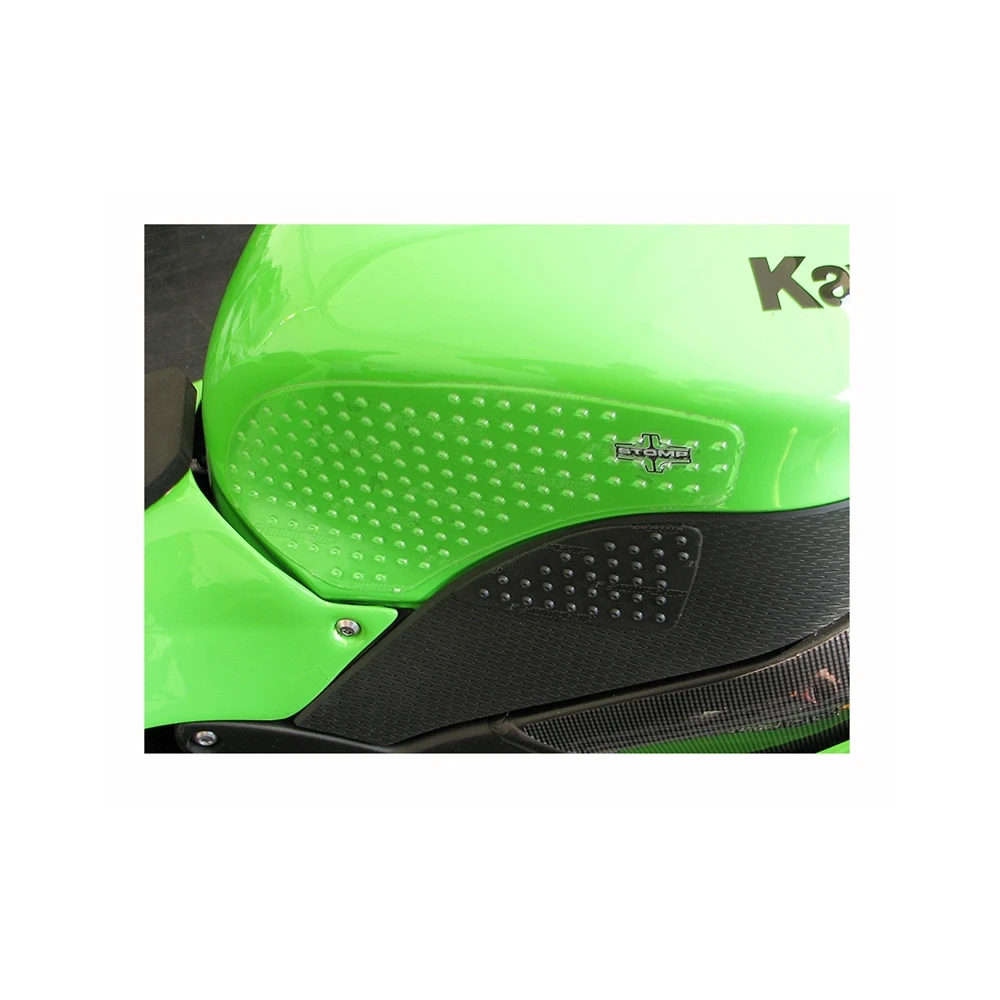 Side-Pad STOMPGRIP POWERSPORTS - VOLCANO transparent Kawasaki