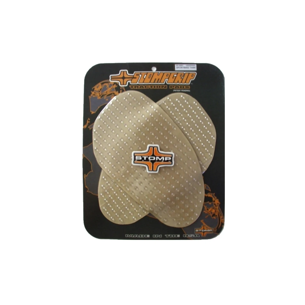 Side-Pad STOMPGRIP POWERSPORTS - VOLCANO transparent Aprilia