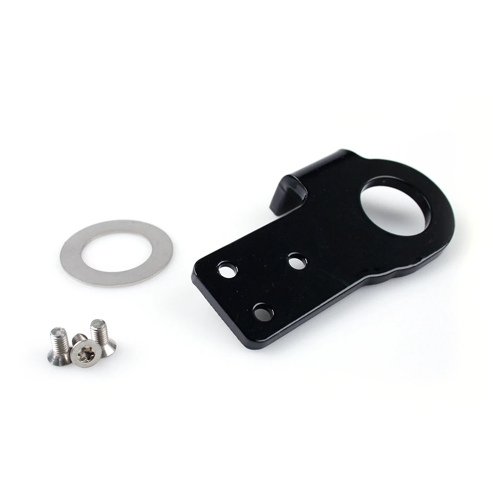 Adaptateur PM sup. plaque latéral Inox-NOIR enduit Harley Davidson V-Rod