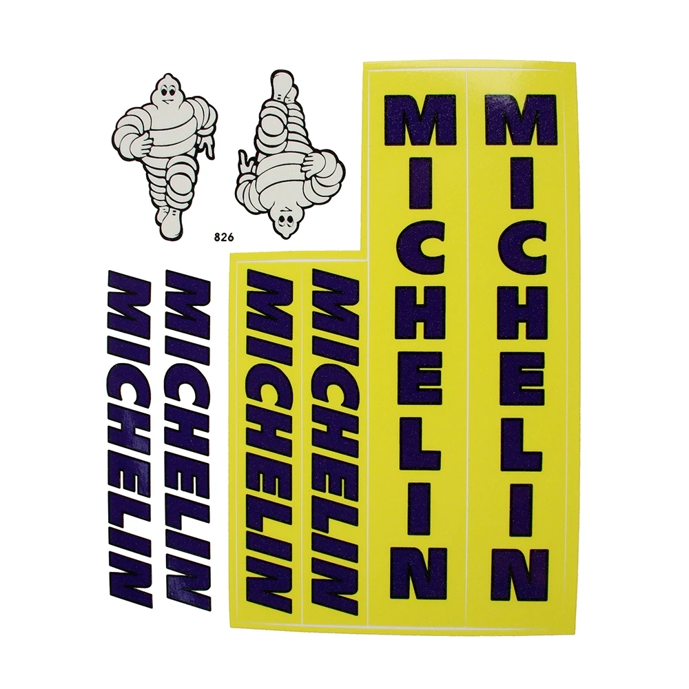 Autocollants 4R MICHELIN (14 x 16cm)