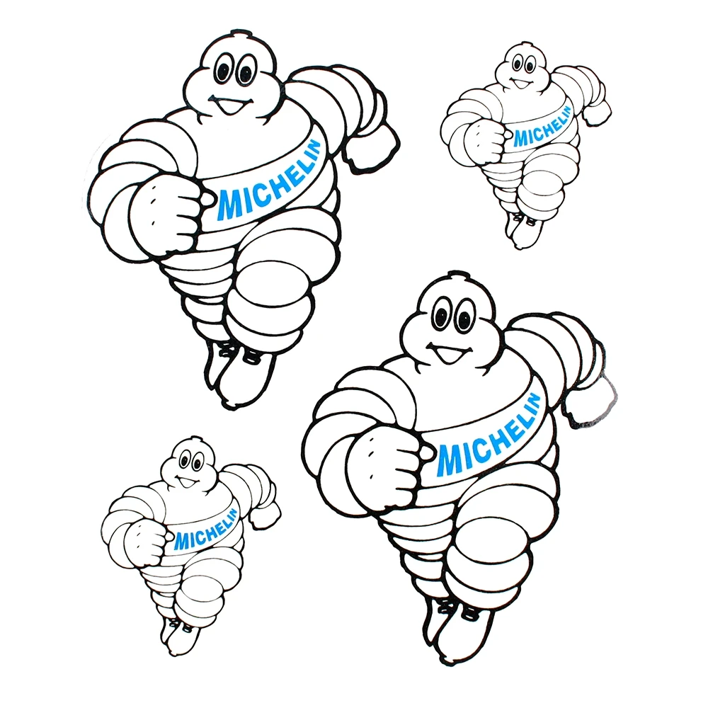 Autocollants 4R MICHELIN (14 x 16cm)