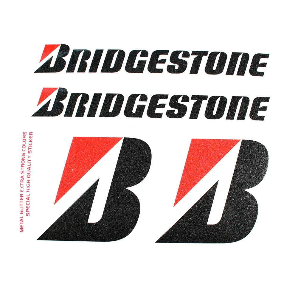 Autocollants 4R BRIDGESTONE (14 x 16cm)