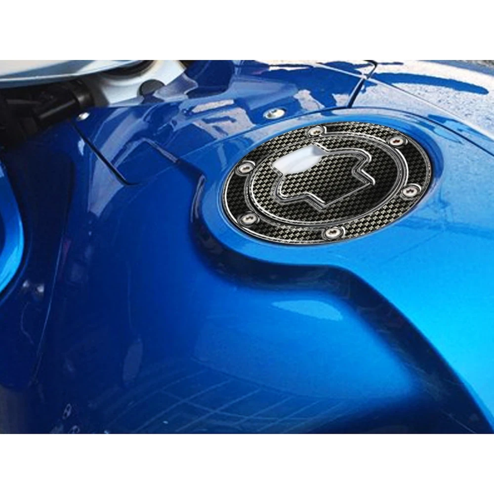 Protection bouchon PRINT carbon-look BMW