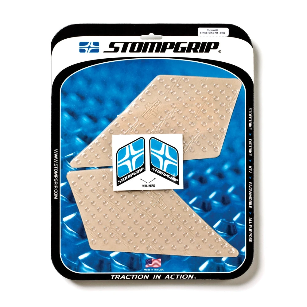 Side-Pad STOMPGRIP POWERSPORTS - VOLCANO transparent BMW