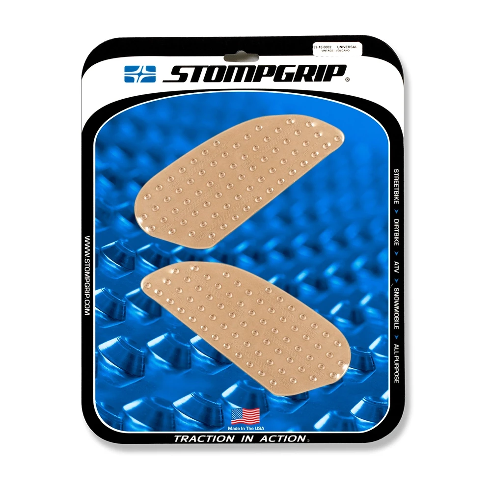 Side-Pad STOMPGRIP VOLCANO - VINTAGE SPRINT (paire) transparent 83x194mm
