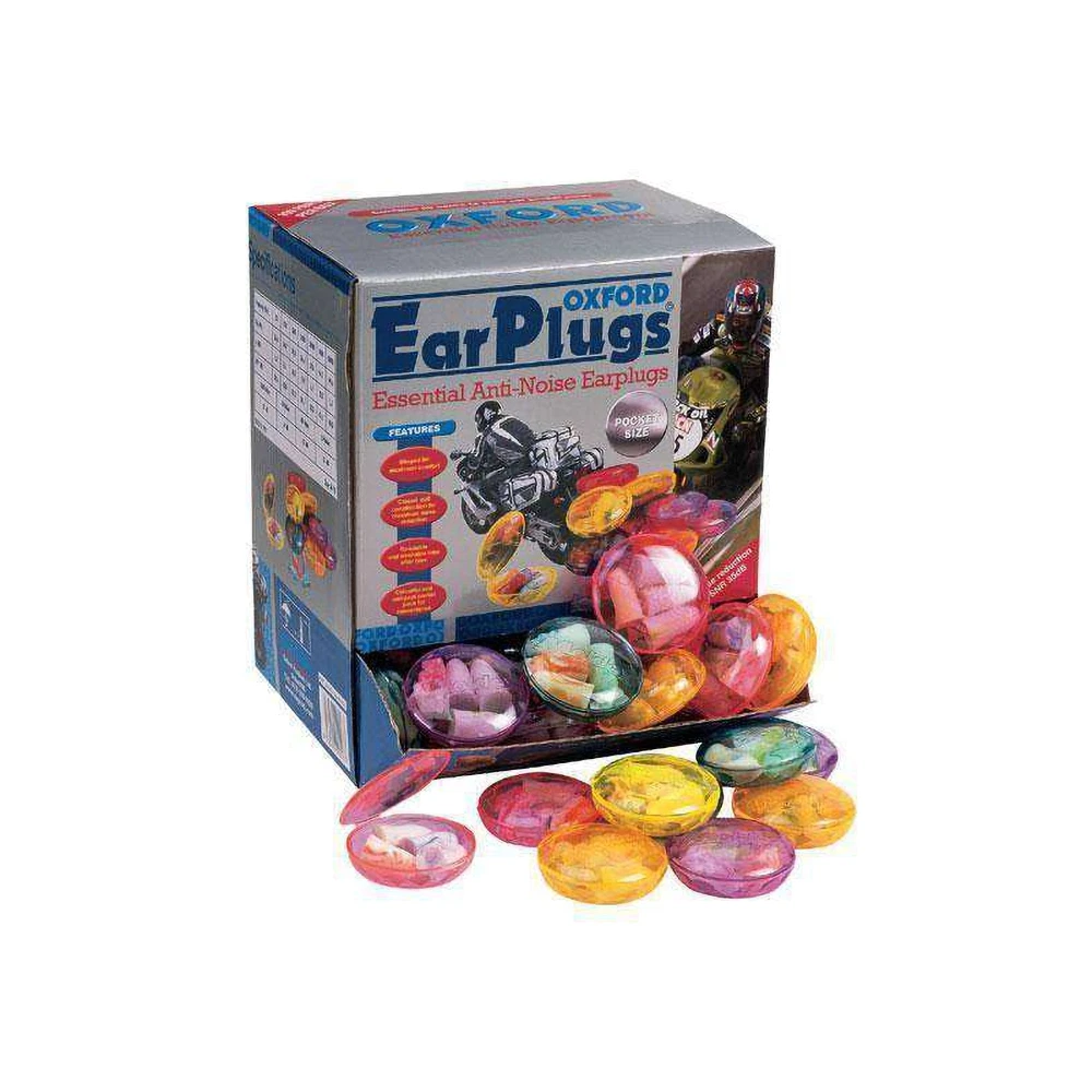 Protection auditive OXFORD (2 paires) bouchons d'oreilles assorties avec boite