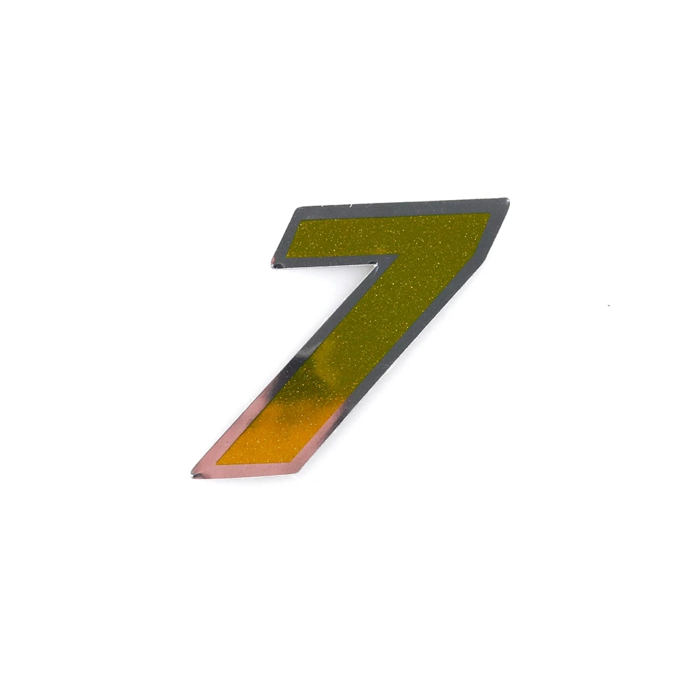 Autocollant 4R MINI chiffre no. 7 doré (30 x 30mm)