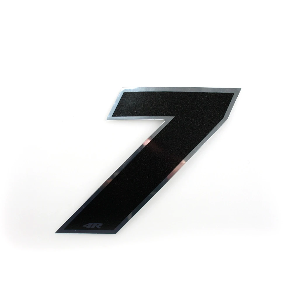 Autocollant 4R MINI chiffre no. 7 noir (30 x 30mm)
