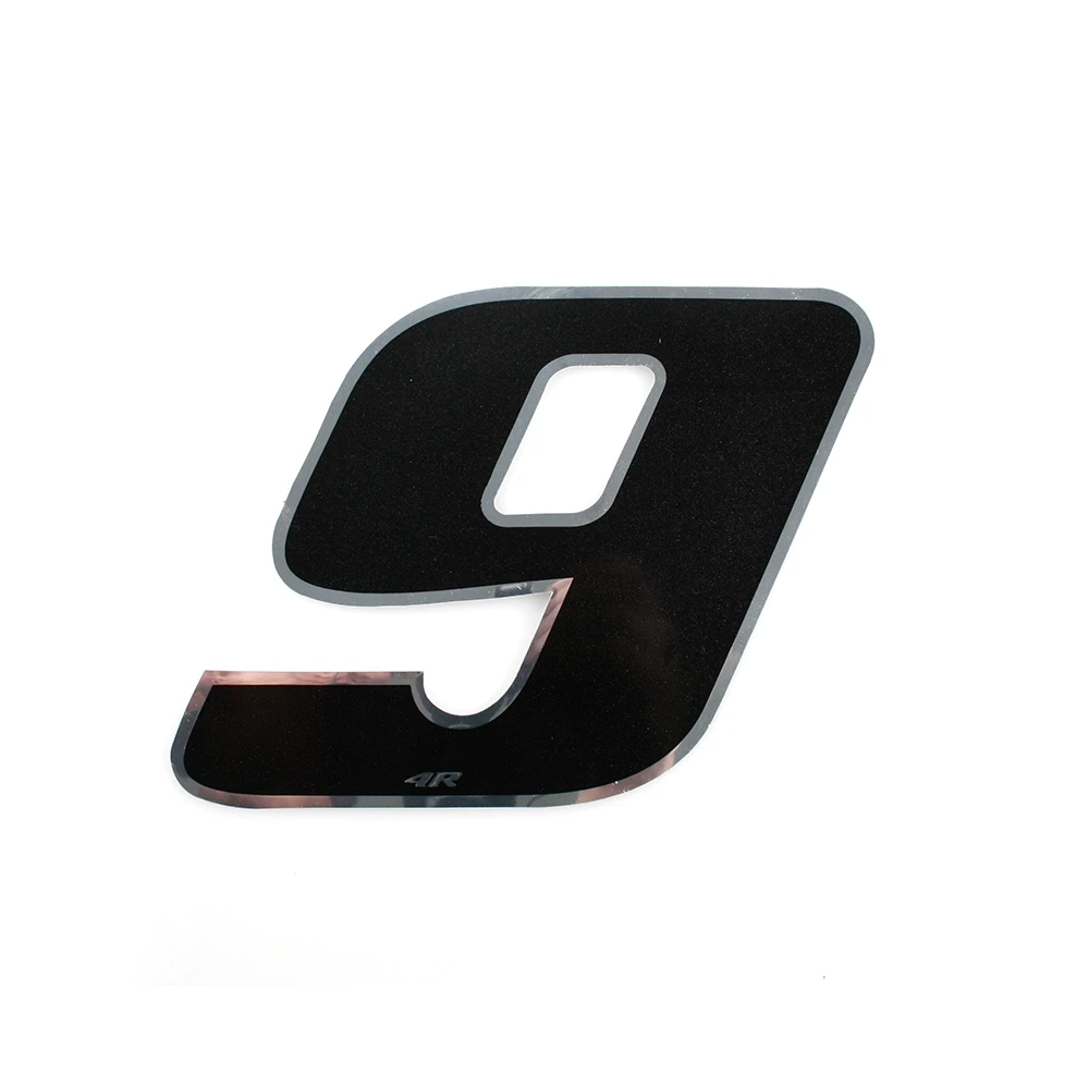 Autocollant 4R MINI chiffre no. 9 noir (30 x 30mm)