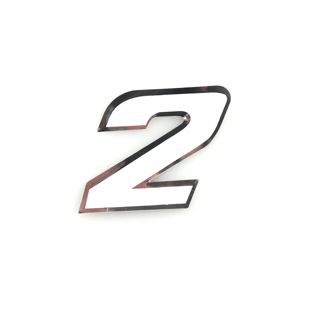 Autocollant 4R MINI chiffre no. 2 blanc (30 x 30mm)