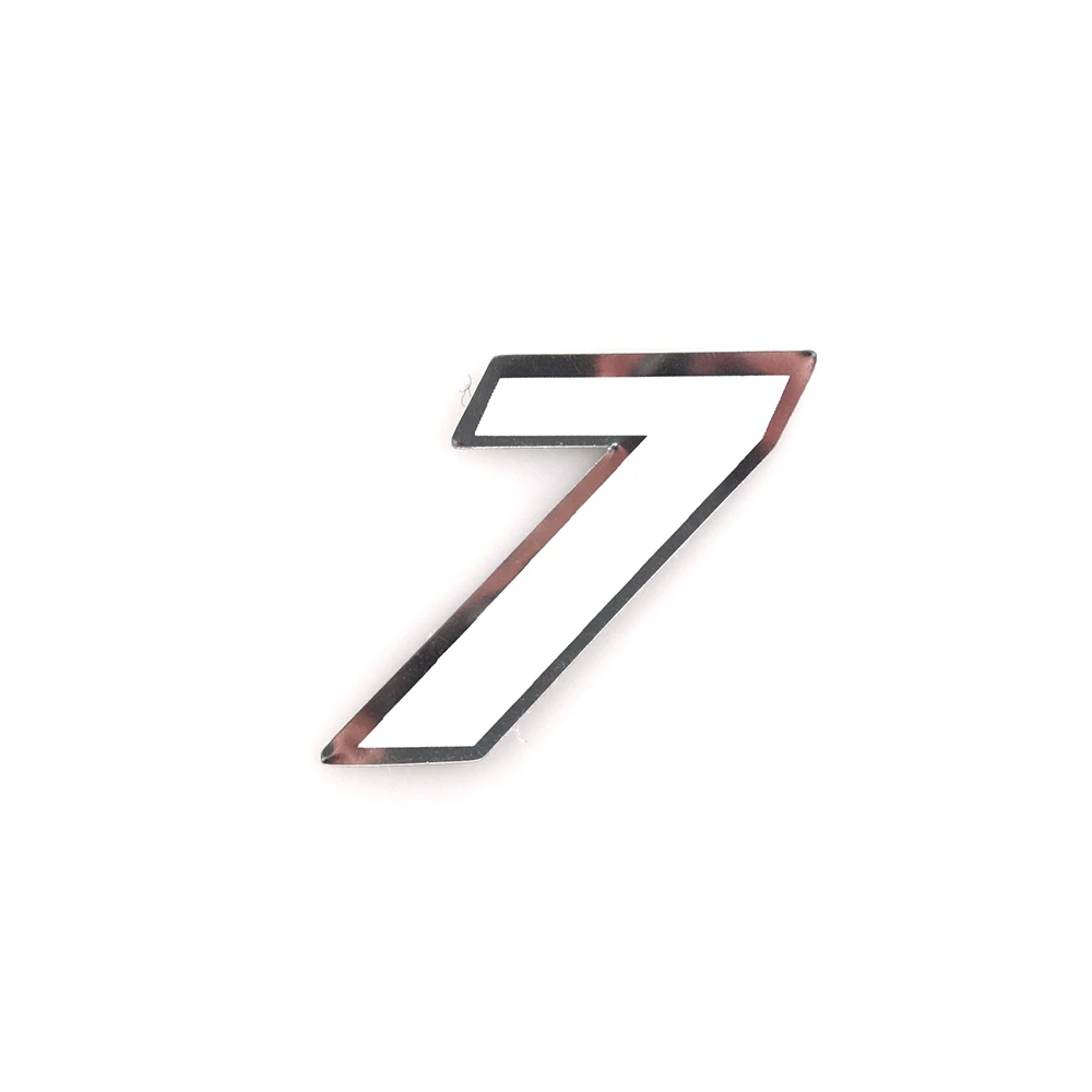 Autocollant 4R MINI chiffre no. 7 blanc (30 x 30mm)