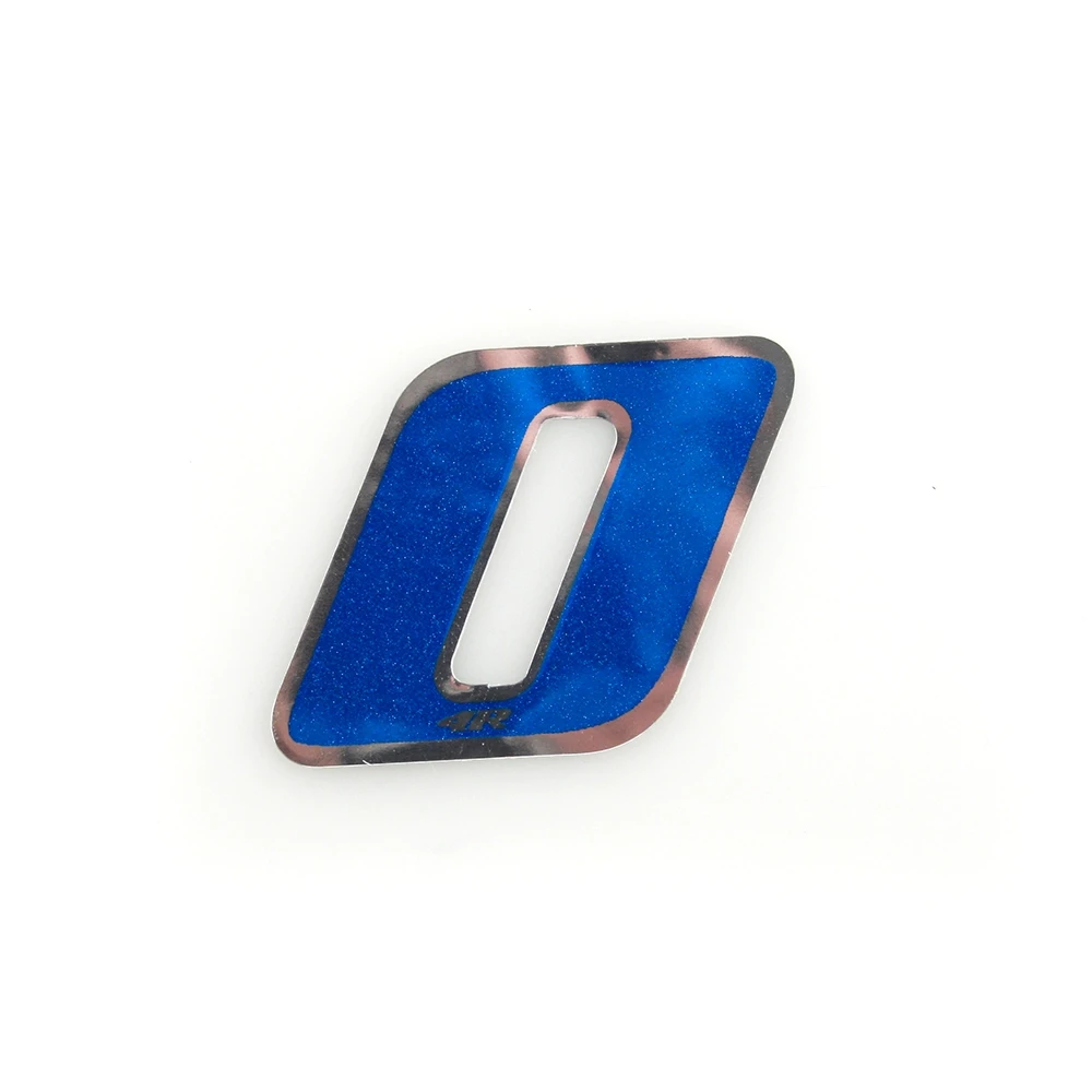 Autocollant 4R MINI chiffre no. 0 bleu (30 x 30mm)
