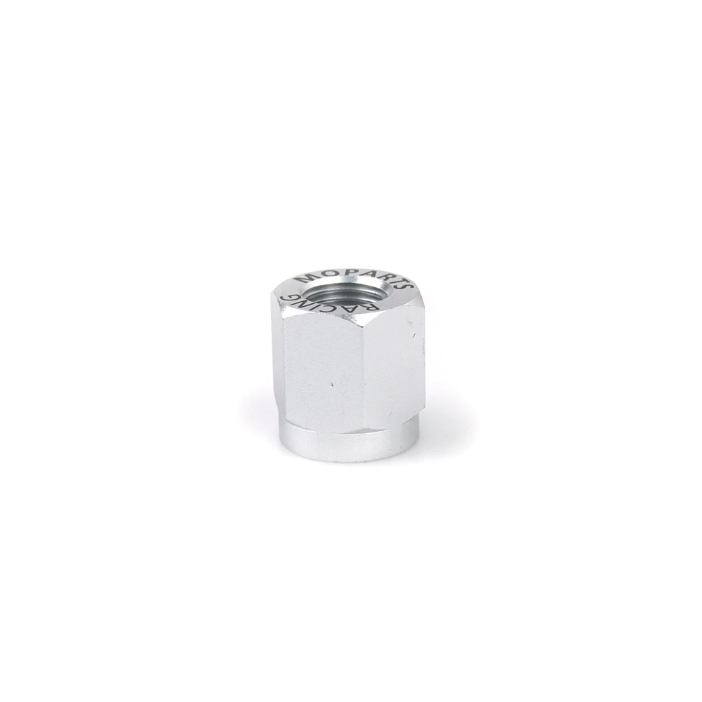 Ecrou roue ar. MOPARTS alu argenté 21mm (13/16/7/8 pouces) Piaggio Ciao/SI/Bravo