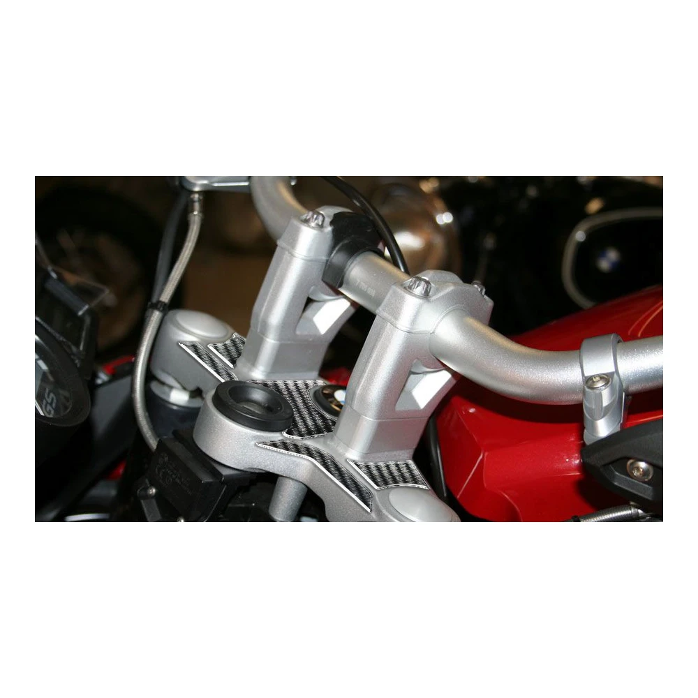Protège tête de fourche PRINT carbon-look BMW
