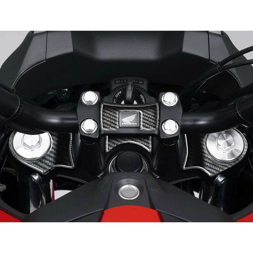 Protège tête de fourche PRINT carbon-look Honda