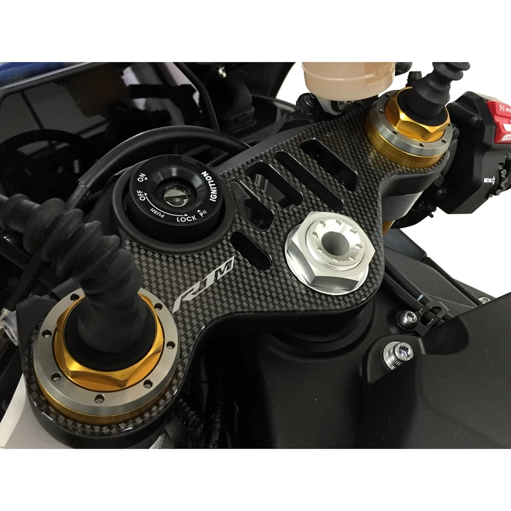 Protège tête de fourche PRINT carbon-look Yamaha