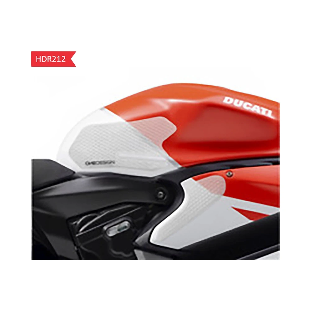 Side-Pad PRINT (paire) ONEdesign HDR212 transparent Ducati