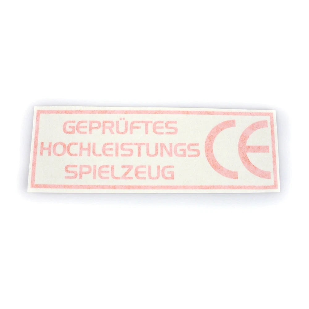 Autocollant MOPED KINGS CE JOUET 65 x 200mm orange
