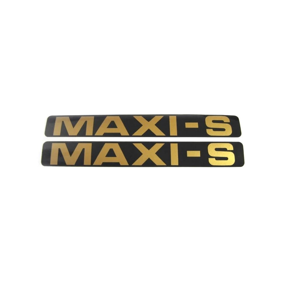 Autocollants PUCH paire logo MAXI-S caches latérales doré