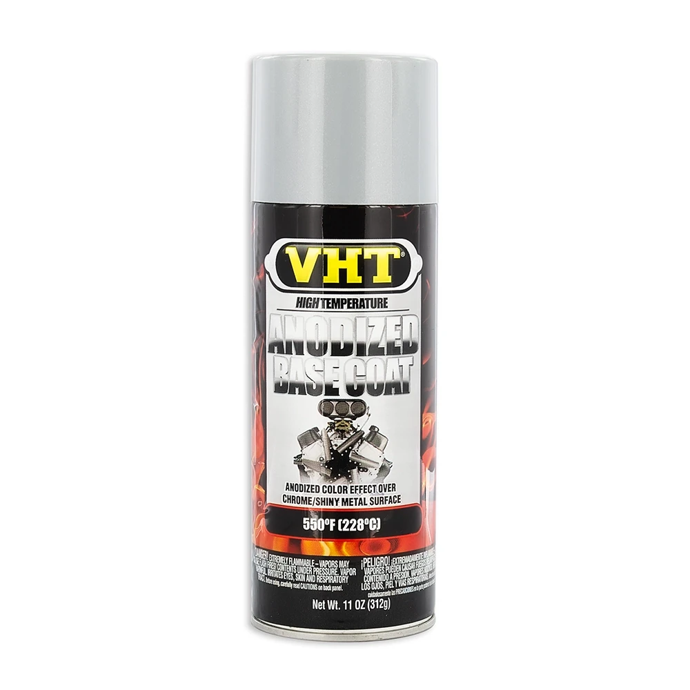 Spray VHT ANODIZED COLOR COAT composants du moteur en base argent >288°C (400ml)