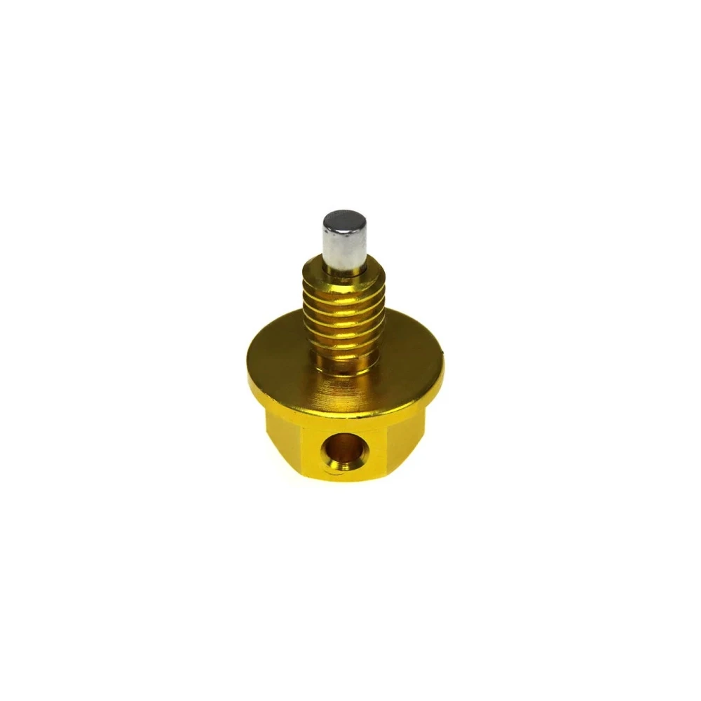 Vis de vidange  (M8/1.25x10mm) avec aimant en or pour Puch E50- moteur