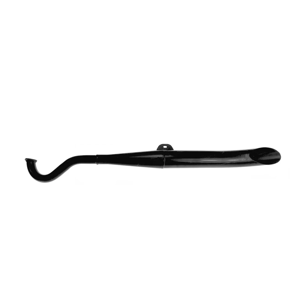 Echappement JAMARCOL Sidepipe Ø 28mm (soudé) en noir pour Puch Maxi