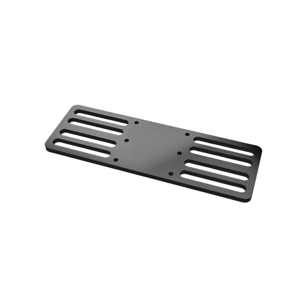 Plaque d'adaptation Click4Bike, en alu pour support de plaque moto/scooter