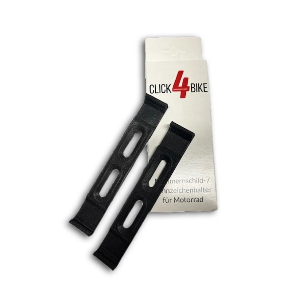 Support de plaque Click4Bike V3 (sans cadre) pour moto/scooter