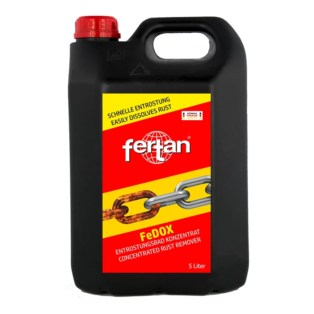Dérouilleur FERTAN FeDOX Antirouille spécific pour interieur réservoirs 5 L