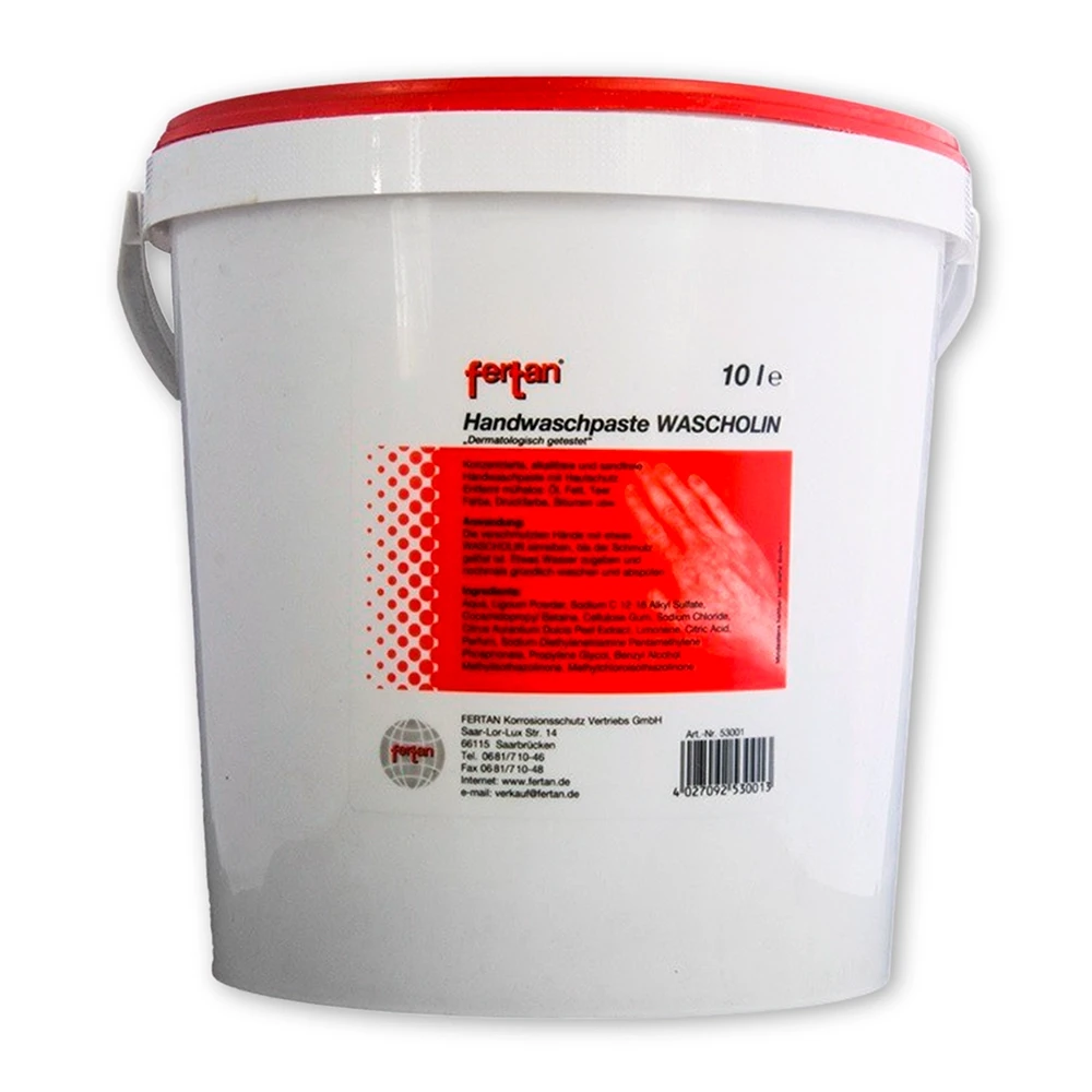 Savon au sable FERTAN WASCHOLIN nettoyant mains et soin peau 10 L