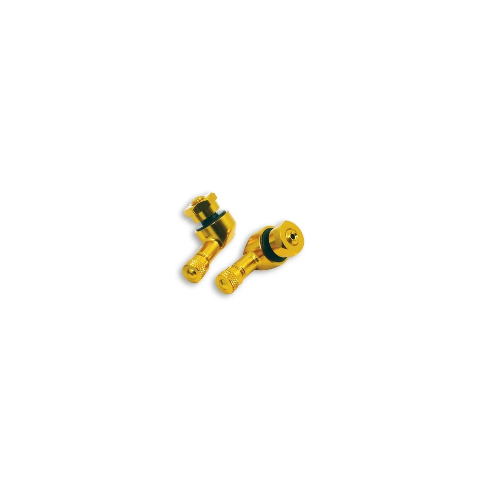 Valve 90° alu or pour tubeless Ø8.3mm (2 pcs)