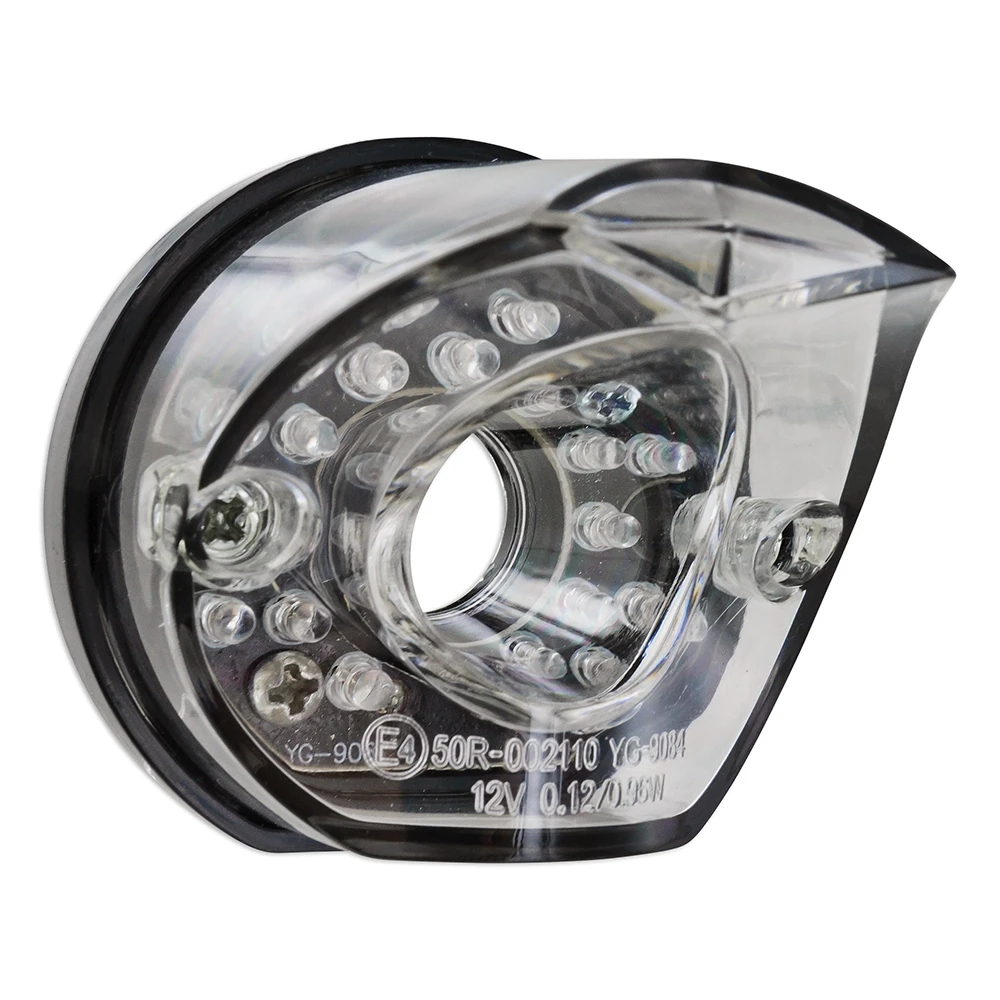 Feu arrière LED 12V  transparent incl feux plaque CE