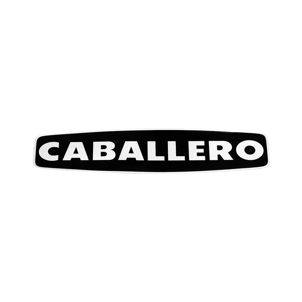 Autocollant Fantic CABALLERO noir/chrome